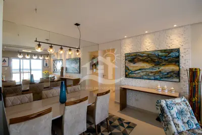 Apartamento - Amplo com 3 quartos (sendo 1 suite(s)) a 450,00 metros praia.