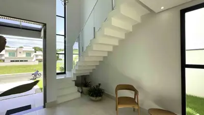 Casa - Sobrado Novo com 4 quartos (sendo 4 suite(s)) a 1000,00 metros praia.