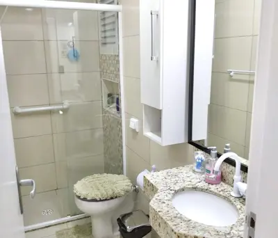 Apartamento - Alto com 1 quartos  a 10,00 metros praia.