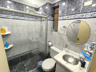 Apartamento - Amplo com 1 quartos  a 400,00 metros praia.