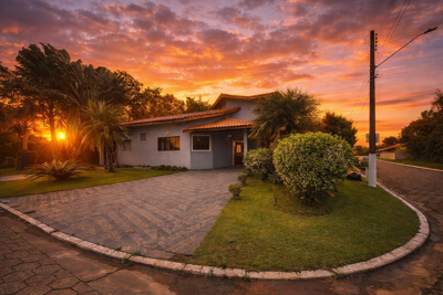 Casa - Térrea com 5 quartos (sendo 5 suite(s)) a 2,00 metros praia.