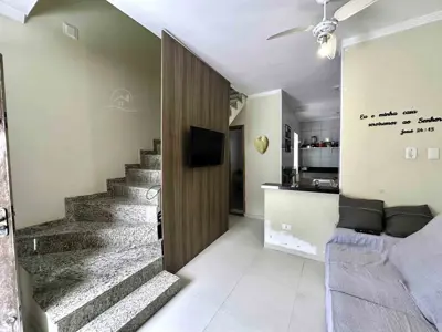 Apartamento - Duplex com 1 quartos (sendo 1 suite(s)) a 1100,00 metros praia.