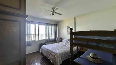 Apartamento - Alto com 2 quartos  a 0,00 metros praia.