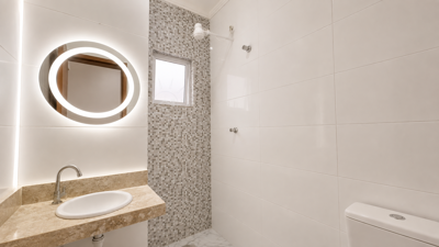 Casa - Sobrado com 3 quartos (sendo 1 suite(s)) a 2500,00 metros praia.