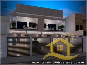 Casa - Sobreposta / alto com 3 dormitórios (sendo 1 suite(s)) a 400,00 metros praia.