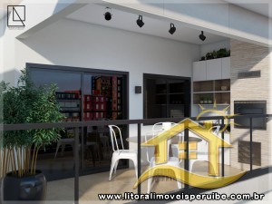 Casa - Sobreposta / alto com 3 dormitórios (sendo 1 suite(s)) a 400,00 metros praia.
