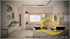 Casa - Sobreposta / alto com 3 dormitórios (sendo 1 suite(s)) a 400,00 metros praia.