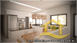 Casa - Sobreposta / alto com 3 dormitórios (sendo 1 suite(s)) a 400,00 metros praia.