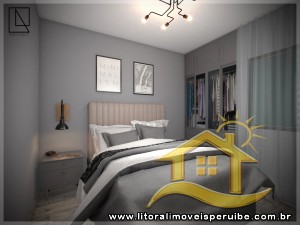 Casa - Sobreposta / alto com 3 dormitórios (sendo 1 suite(s)) a 400,00 metros praia.