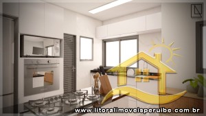 Casa - Sobreposta / alto com 3 dormitórios (sendo 1 suite(s)) a 400,00 metros praia.