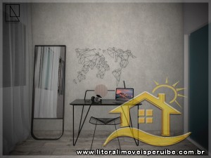 Casa - Sobreposta / alto com 3 dormitórios (sendo 1 suite(s)) a 400,00 metros praia.