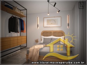 Casa - Sobreposta / alto com 3 dormitórios (sendo 1 suite(s)) a 400,00 metros praia.
