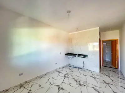 Kitnet - Ampla com 1 quartos  a 250,00 metros praia.